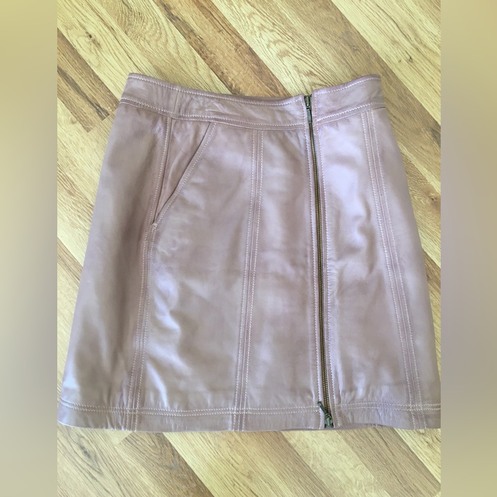 Once Was Leather skirt. Like new.